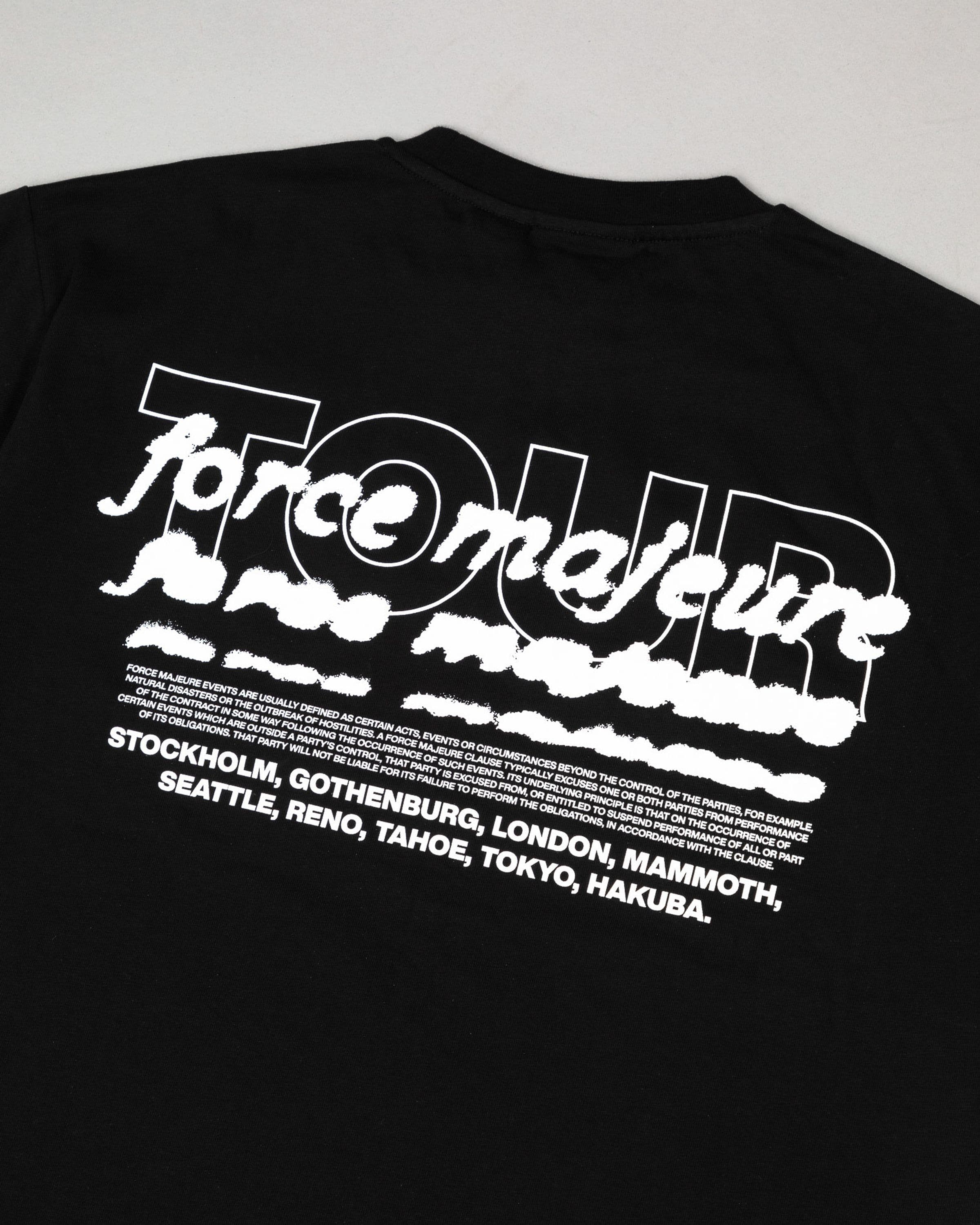 Beyond Medals force majure tee in black product image 2024 force majure tee detailback