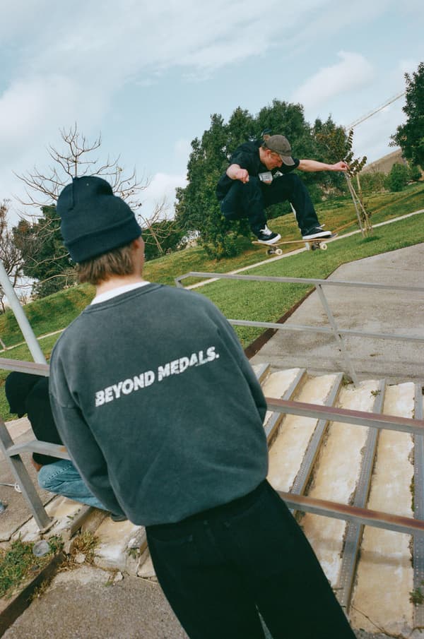 Distressed Logo Crewneck