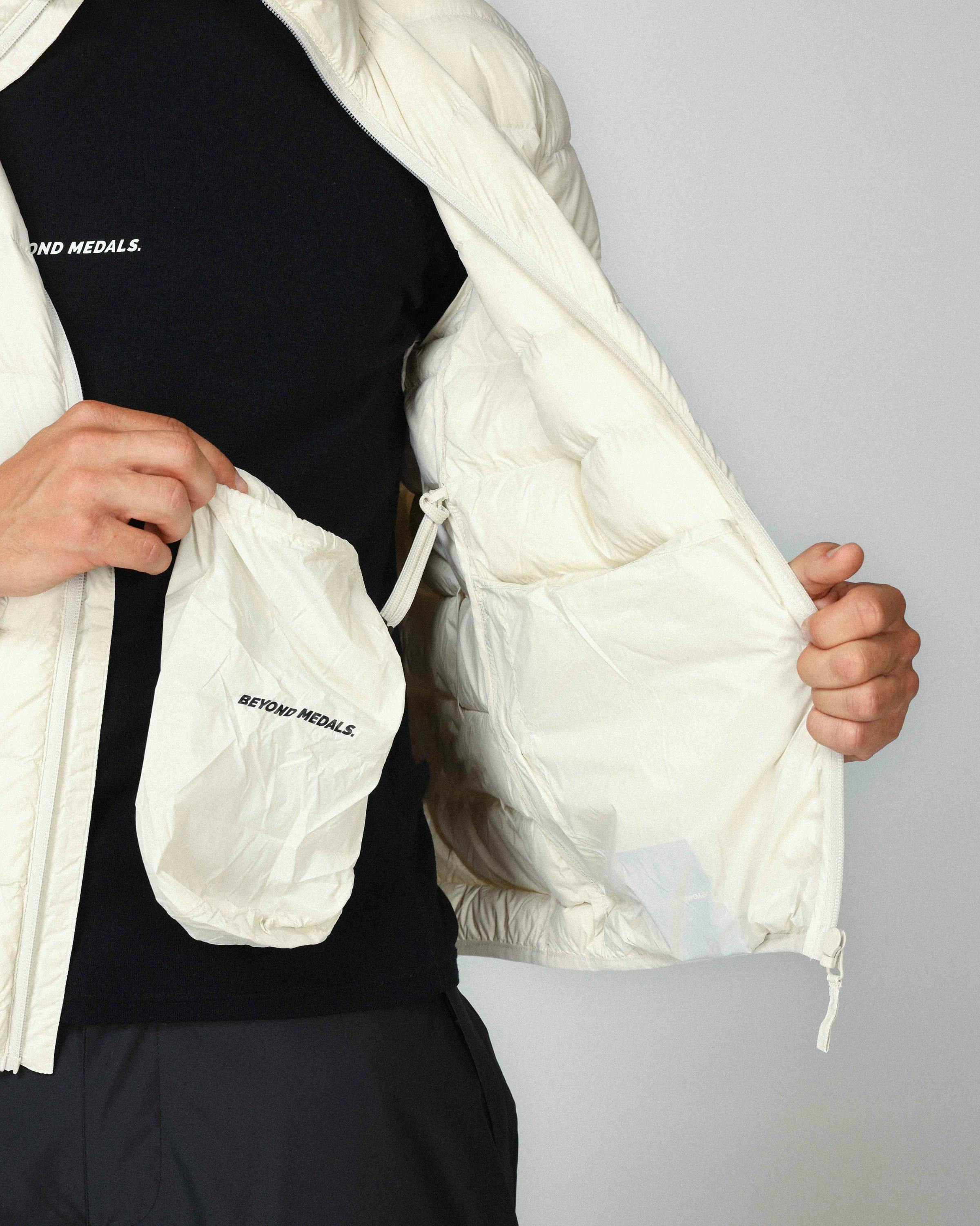 Packable Down Jacket Off White