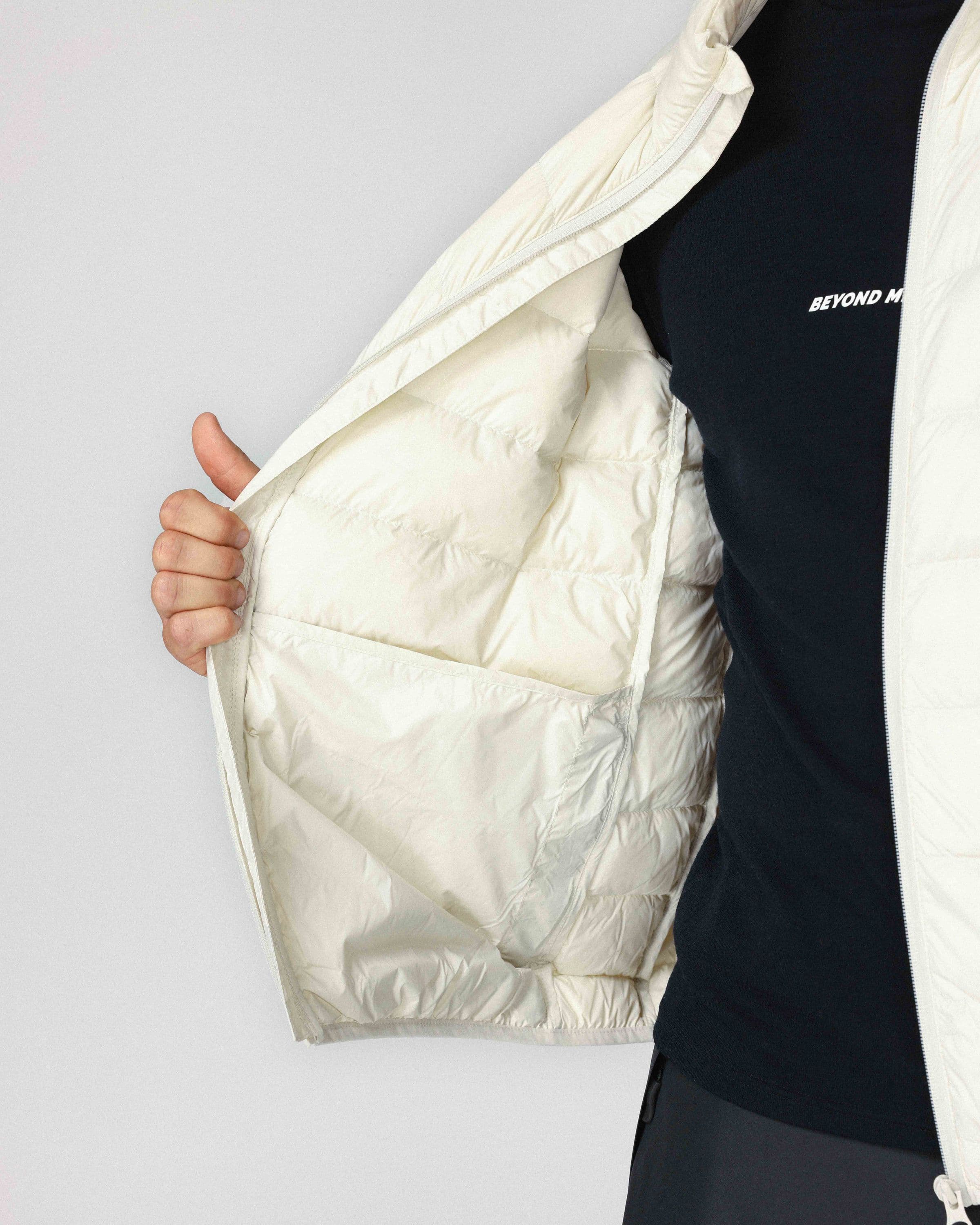 Packable Down Jacket Off White