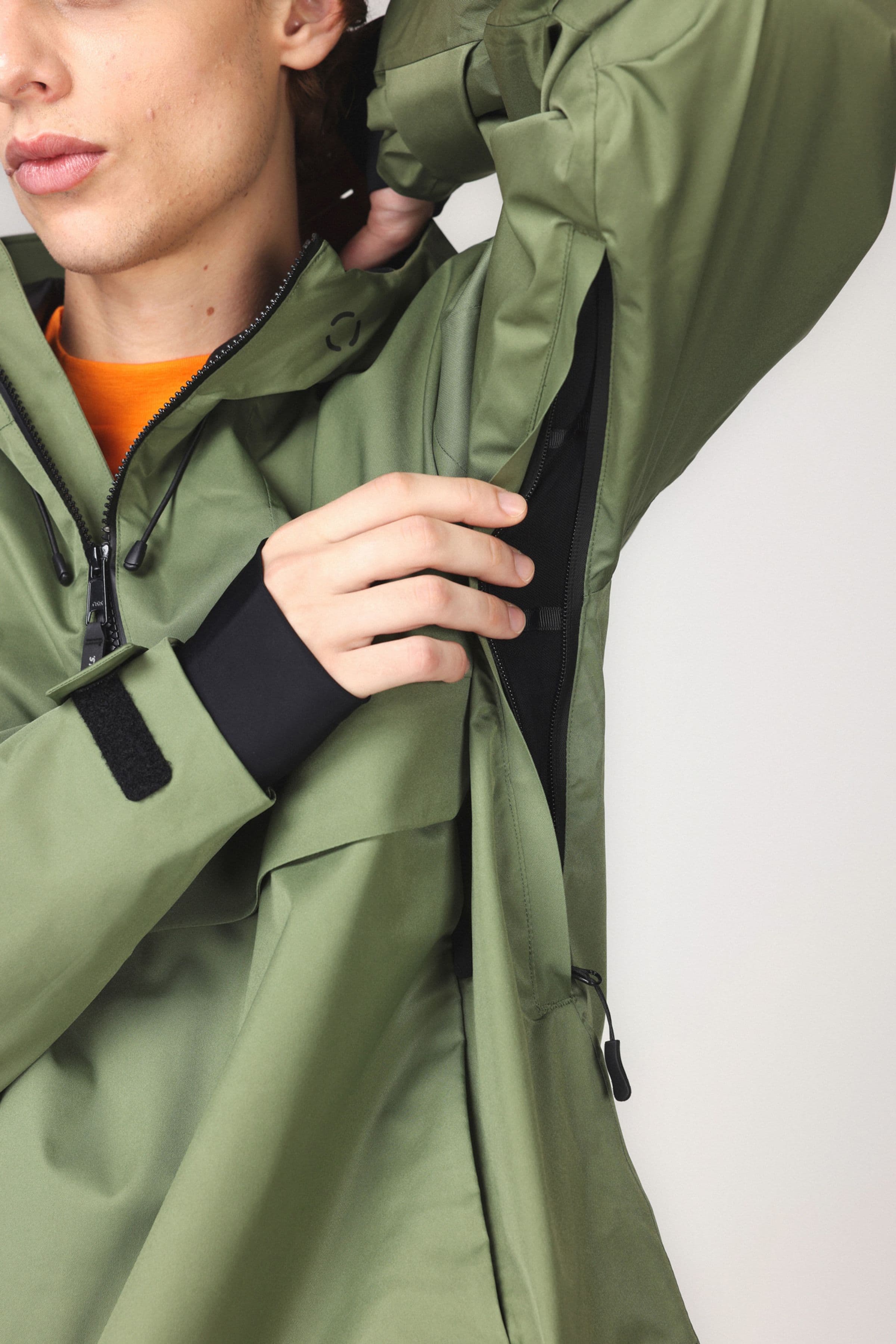 Half Zip Jkt Green