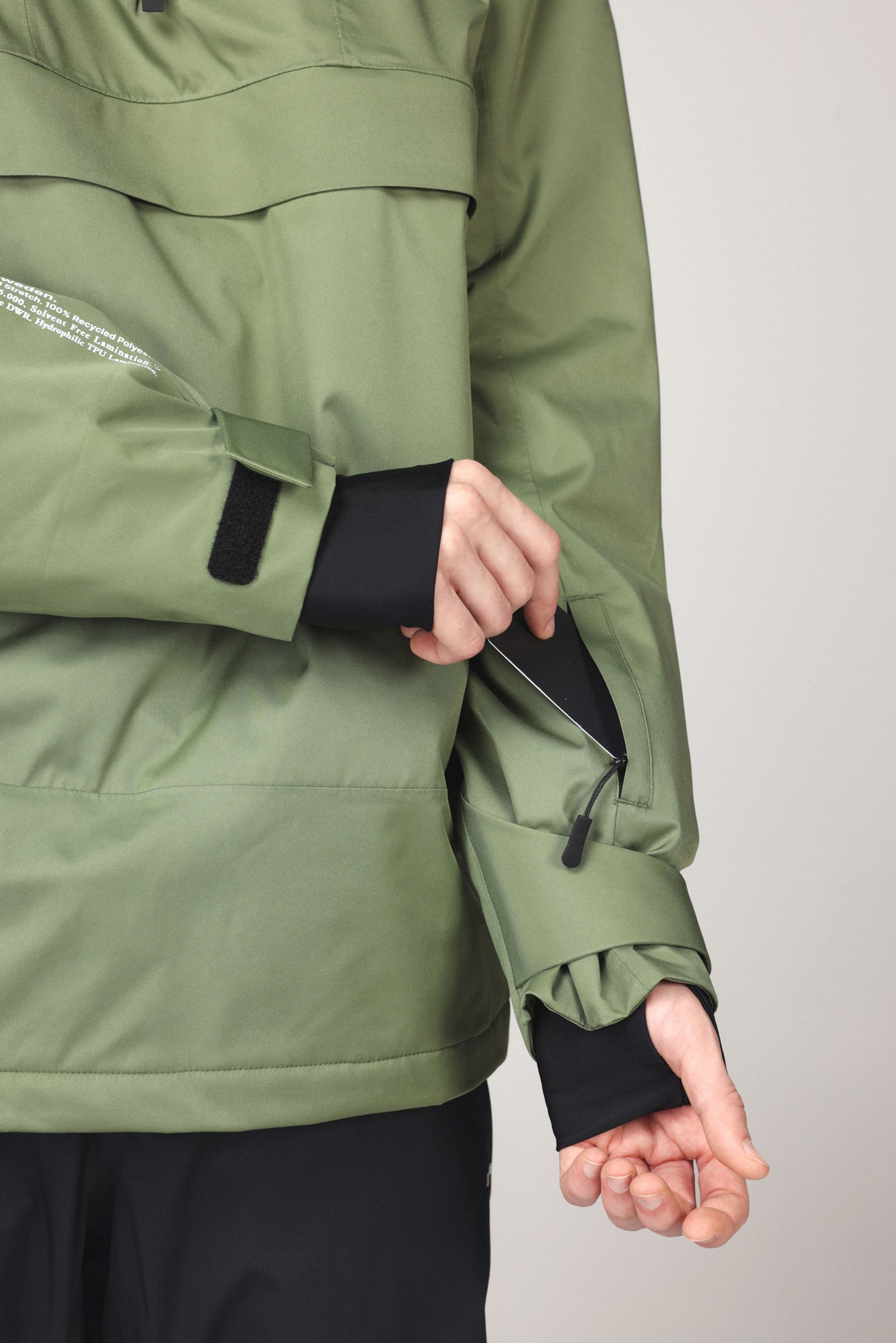 Half Zip Jkt Green