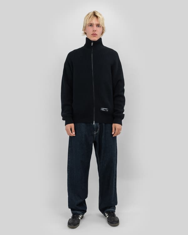 Rib Knit Fullzip