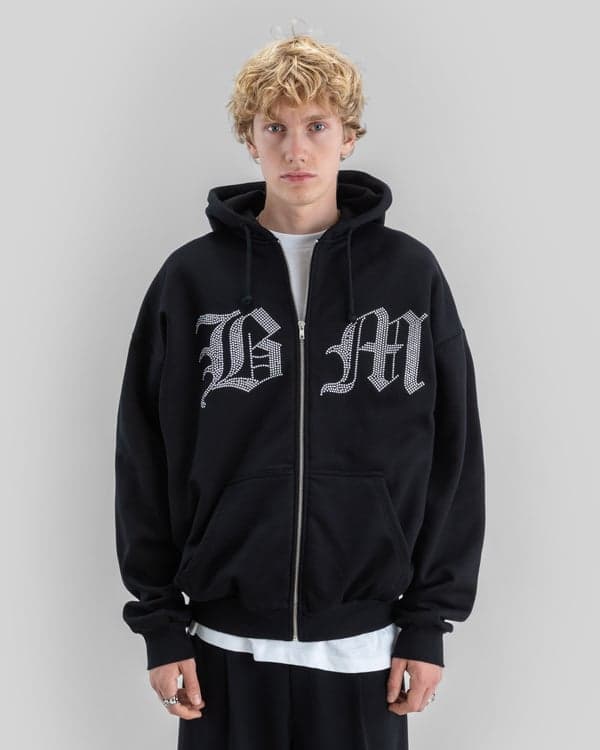 Stone Zip Hoodie